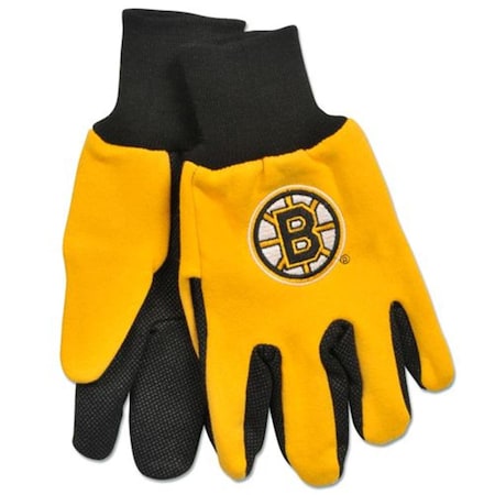Mcarthur Towels & Sports Boston Bruins Two Tone Gloves - Adult 9960693640